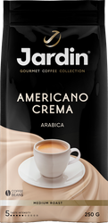 Кофе зерновой JARDIN Americano Crema жареный, 250г, картинка