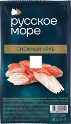 Крабовые палочки РУССКОЕ МОРЕ Снежный краб, имитация, 200г, изображение