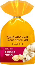 Пельмени SИБИРСКАЯ КОЛЛЕКЦИЯ 4 вида мяса, категория В, 700г, картинка
