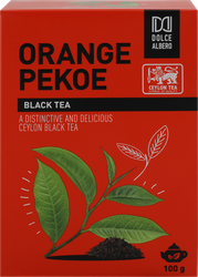 Чай черный DOLCE ALBERO Orange Pekoe, листовой, 100г, картинка