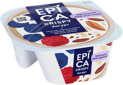 Йогурт EPICA Crispy Мюсли и сушеные ягоды 6,5%, без змж, 138г, картинка
