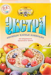 Хлопья овсяные КЛИНСКИЕ Экстра №2, 1кг, крупный план