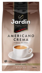 Кофе зерновой JARDIN Americano Crema жареный, 1кг