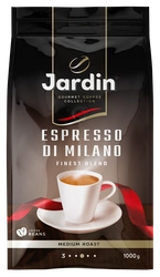 Кофе зерновой JARDIN Espresso di Milano жареный, 1кг