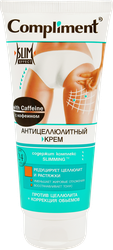 Крем для тела COMPLIMENT Антицеллюлитный с кофеином, 200мл, фото
