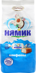 Конфеты АККОНД Нямик неглазированные молочные, 270г, картинка