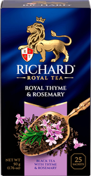 Чай черный RICHARD Royal Thyme & Rosemary, 25пак, фотография