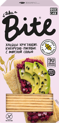 Хлебцы кукурузно-рисовые безглютеновые TAKE A BITE с морской солью, 150г, фотография