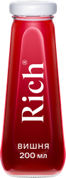 Сок RICH Вишня, 0.2л, вид