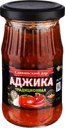 Аджика СЛАВЯНСКИЙ ДАР Традиционная, 170г, крупный план