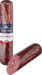 Колбаса варено-копченая БАХРУШИНЪ Московская, весовая, фото