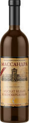 Вино крепленое ликерное МАССАНДРА Мускат Белый марочное десертное белое, 0.75л, фото
