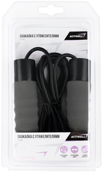 Скакалка ACTIWELL с регулируемой длиной до 2,75м, с утяжелителями, Арт. IR97122A, картинка