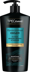 Шампунь для создания объема волос TRESEMME Beauty-full volume с коллагеном, 650мл, крупный план