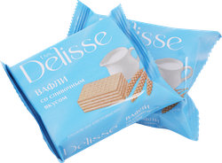 Вафли DELISSE со сливочным вкусом, весовые, картинка