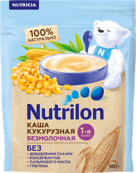 Каша кукурузная NUTRILON безмолочная, с 5 месяцев, 180г, изображение