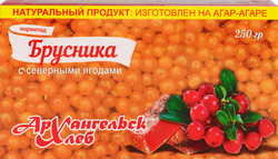 Мармелад АРХХЛЕБ Северная ягода с брусникой, 250г, вид