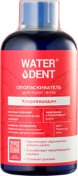 Ополаскиватель для полости рта WATERDENT Хлоргексидин без фтора, со вкусом мяты, 500мл, фотография