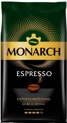 Кофе зерновой JACOBS Espresso/Espresso Monarch натуральный 
темнообжаренный, 1кг