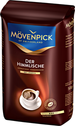 Кофе зерновой MOVENPICK of Switzerland der Himmlische натуральный, свежая обжарка, 500г, картинка