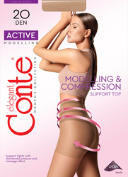 Колготки женские CONTE Active 20 den natural 5, фотография