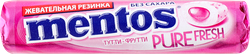 Жевательная резинка MENTOS Pure fresh Тутти-Фрутти, 15,5г, крупный план