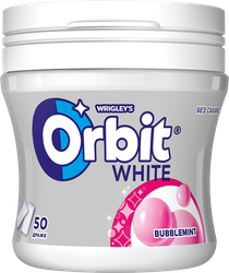 Жевательная резинка ORBIT Белоснежный, банка, 68г, фото