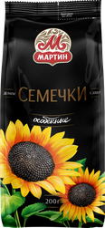 Семечки ОТ МАРТИНА Эксклюзив Особенные, отборные обжаренные без соли, 200г, фото