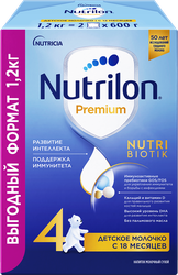 Молочко детское NUTRILON Premium 4, с 18 месяцев,2х600г, картинка