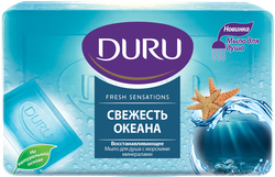 Мыло для душа DURU Fresh Sensations Ocean Breeze, 150г, крупный план