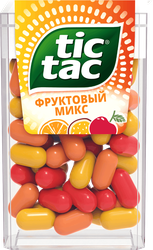 Драже TIC TAC Фруктовый микс (вишня, апельсин, маракуйя), 16г, изображение