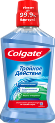 Ополаскиватель для полости рта COLGATE Тройное Действие, 500мл, картинка