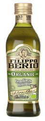 Масло оливковое FILIPPO BERIO Organic Extra virgin нерафинированное, 500мл