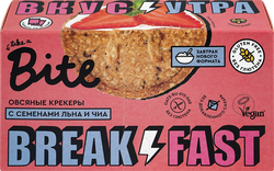 Крекеры овсяные TAKE A BITE с семенами подсолнечника, льна и чиа, 200г, фото