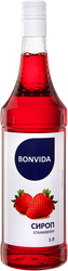 Сироп BONVIDA со вкусом Клубника, 1л, изображение