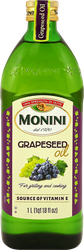 Масло из виноградных косточек MONINI Grapeseed Oil, 1л, крупный план