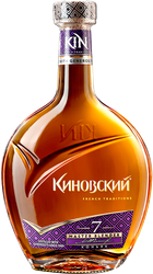 Коньяк КИНОВСКИЙ выдержанный КВ 7 лет 40%, 0.5л, картинка
