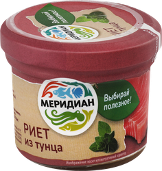 Риет МЕРИДИАН из тунца, 100г, вид