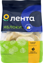 Яблоки сушеные ЛЕНТА кольца, 100г, крупный план