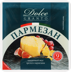 Сыр DOLCE DELUX Пармезан 34%, без змж, 200г, вид