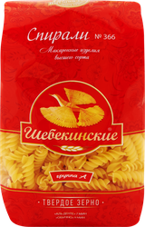 Макароны ШЕБЕКИНСКИЕ Спирали группа А, высший сорт, 450г, детальное фото