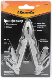 Мультитул-трансформер SPARTA 113мм, 13 предметов, Арт. 17612, детальное фото