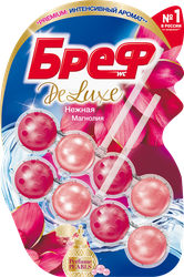 Блок для унитаза БРЕФ DeLuxe Нежная магнолия, 2x50г, фото
