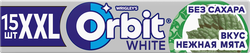 Жевательная резинка ORBIT Нежная мята XXL, 20,4г, изображение