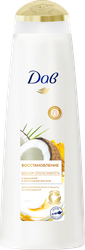 Бальзам-ополаскиватель для волос ДАВ Nourishing secrets восстановление, с куркумой и кокосовым маслом, 350мл, крупный план