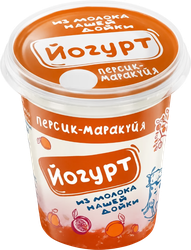 Йогурт НАШЕЙ ДОЙКИ Персик-Маракуйя 3,2–6%, без змж, 330г, фотография