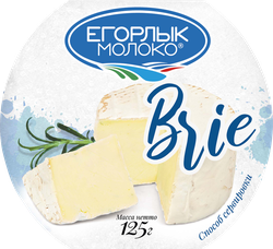 Сыр ЕГОРЛЫК МОЛОКО Бри 50%, без змж, 125г, вид