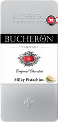 Шоколад BUCHERON Молочный с фисташками, 100г, картинка