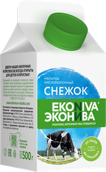 Снежок ЭКОНИВА 2,5%, без змж, 500мл, фотография