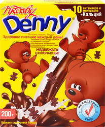 Готовый завтрак KROSBY Denny Медвежата, шоколадные, 200г, детальное фото
